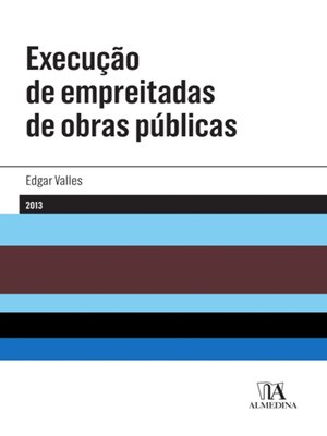 cover image of Execução de empreitadas de obras públicas